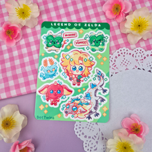 Load image into Gallery viewer, LOZ - Chibis - Kiss Cut - Sticker Sheet - Vinyl Stickers
