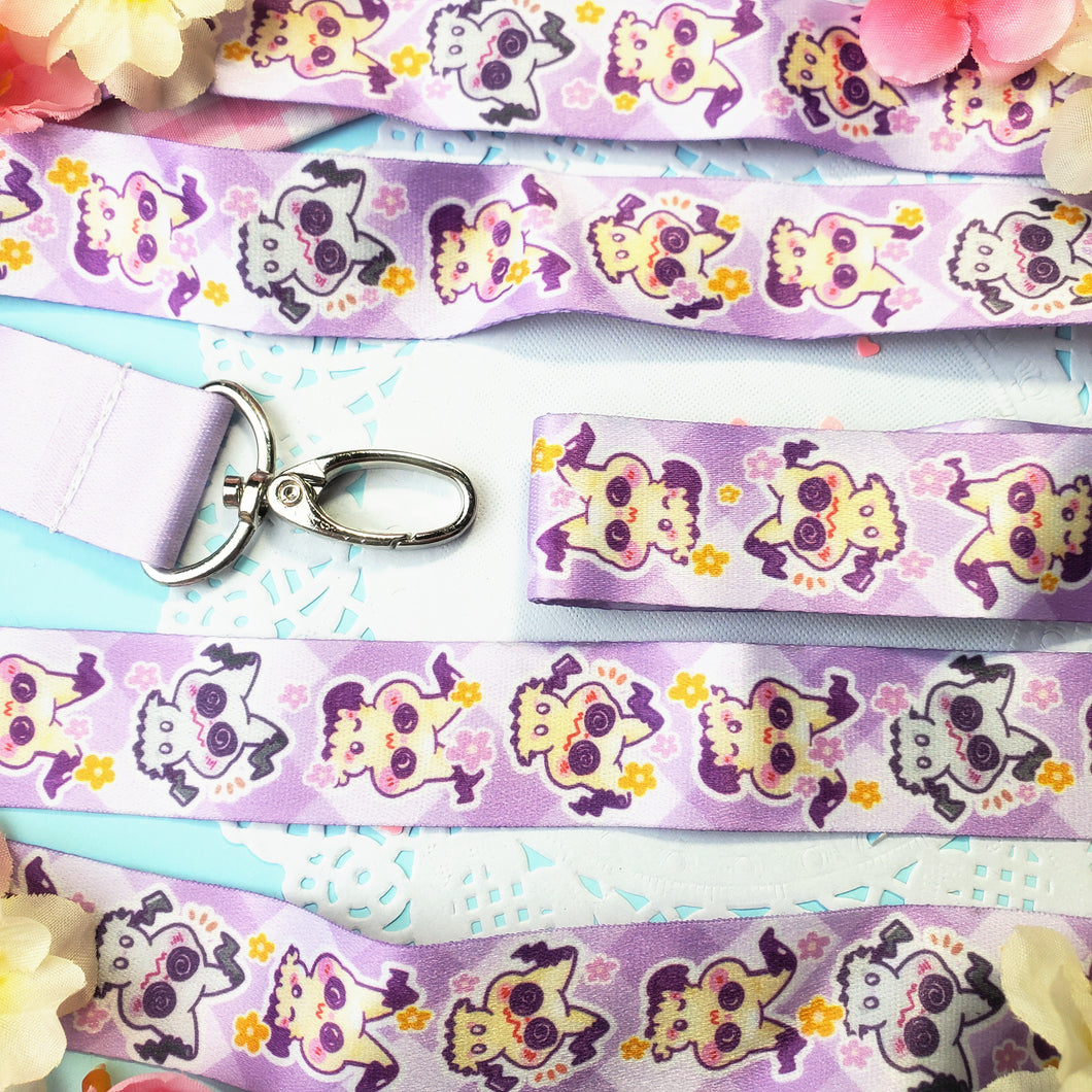 Ghost Monster Mimikyu Inspired - Lanyard