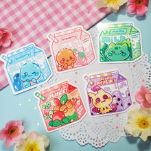 Load image into Gallery viewer, Milk Carton Monsters - Stickers, Die Cut Stickers
