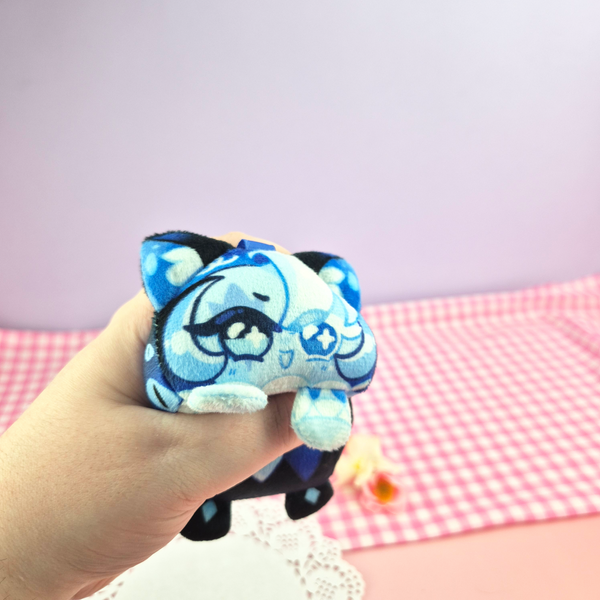 Shadow Milk Mochi Plush Keychain Bag Charm (HE SQUEAKS!)