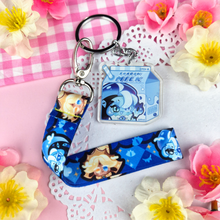 Load image into Gallery viewer, Shadow Milk + Pure Vanilla Cookie - Mini Lanyard + Keychain Set

