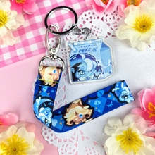 Load image into Gallery viewer, Shadow Milk + Pure Vanilla Cookie - Mini Lanyard + Keychain Set
