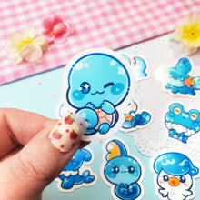 Load image into Gallery viewer, Water Type Starter Monsters - Sticker Pack
