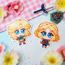 Load image into Gallery viewer, TOTK Zelda - Chibi - Stickers, Die Cut Stickers
