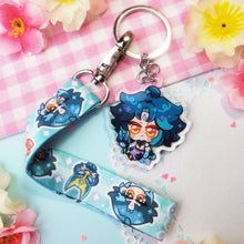 Load image into Gallery viewer, Genshin Impact - Xiao - Mini Lanyard + Acrylic Keychain Set
