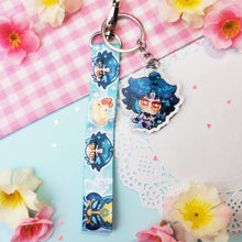 Load image into Gallery viewer, Genshin Impact - Xiao - Mini Lanyard + Acrylic Keychain Set
