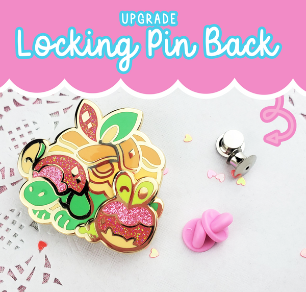 Enamel Pin Upgrade! - Locking Back Closures