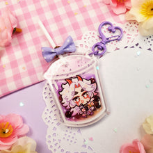 Load image into Gallery viewer, Genshin Boba Tea - Lollipop Keychains - Itto + Childe + Ayato
