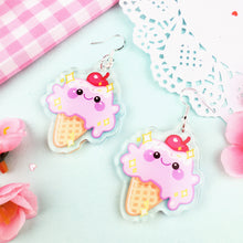 Load image into Gallery viewer, Ditto - Ice-cream Scoop - Acrylic Earrings
