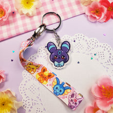 Load image into Gallery viewer, Cute Eeveelutions - Mini Lanyard + Keychain Set
