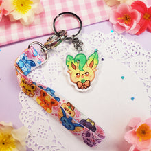 Load image into Gallery viewer, Cute Eeveelutions - Mini Lanyard + Keychain Set
