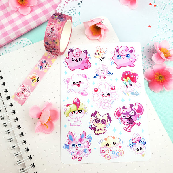 Fairy Type - Kiss Cut - Sticker Sheet