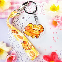 Load image into Gallery viewer, Fidough - Bread Dog - Mini Lanyard + Acrylic Keychain Set
