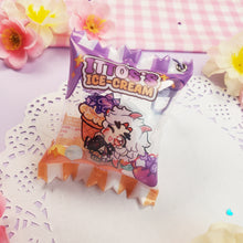 Load image into Gallery viewer, ♡ Genshin IceCreams - Itto - Geo Honey + Lavender Melon - Candy Shaker Bag ♡
