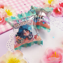 Load image into Gallery viewer, ♡ Genshin IceCreams - Xiao - Almond Tofu + Mint Swirl - Candy Shaker Bag ♡
