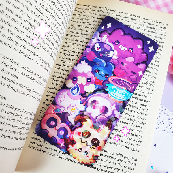 Ghost Types - Holographic Prism Bookmark