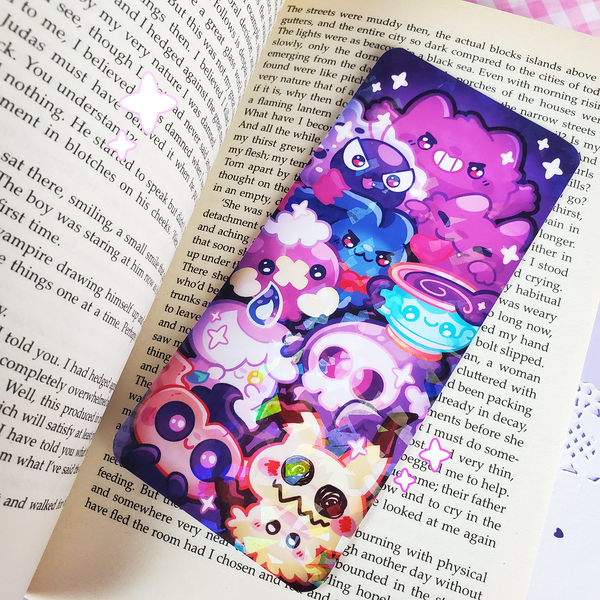 Ghost Types - Holographic Prism Bookmark
