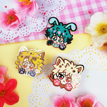 Load image into Gallery viewer, Deku Bunny - Hard Enamel Pin
