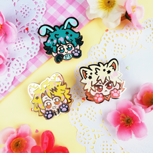 Load image into Gallery viewer, Denki Kitty - Hard Enamel Pin
