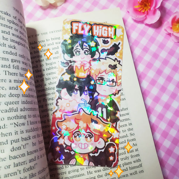 Fly High - Holographic Prism Bookmark