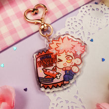 Load image into Gallery viewer, Cursed Anime School Boys Snacks - Acrylic Keychains
