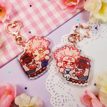 Load image into Gallery viewer, Cursed Anime School Boys Snacks - Acrylic Keychains
