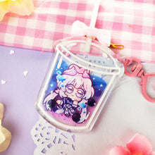 Load image into Gallery viewer, Genshin Boba Tea - Lollipop Keychains - Itto + Childe + Ayato
