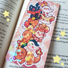 Load image into Gallery viewer, StarterMons- Holographic Prism Bookmark
