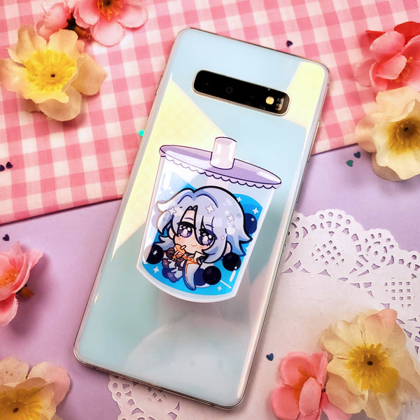 Genshin Boba Tea Grips - Acrylic Phone Grip