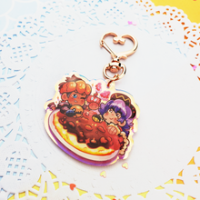 Load image into Gallery viewer, Raihan + Leon -  Holographic Acrylic Keychain
