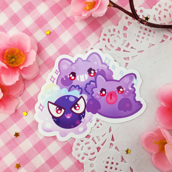 Cute Monster Families - Starters + Ghosts - Stickers