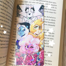 Load image into Gallery viewer, SU - Diamonds - Holographic Prism Bookmark
