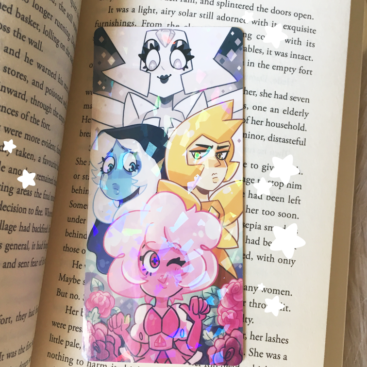 SU - Diamonds - Holographic Prism Bookmark